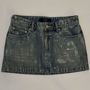 purple brand sparkly skirt